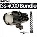Intova ISS-4000 Underwater Slave Flash Strobe Light Head Bundle With Intova SSFL 30 Inch Stay Slim With Flex Arm Strobe Mount