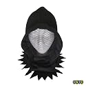 Black Hidden Face Mask Hood ~ Halloween Horror Costume Accessories