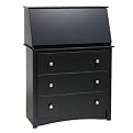 Prepac Black Secretary Desk