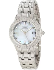 Invicta Womens 0266 II Collection Diamond Accented Stainless Steel Watch