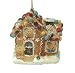 Candy Fantasy Candied Gingerbread House Christmas Ornament