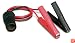 Roadpro 12V Battery Clip-On and Cigarette Lighter Adapter