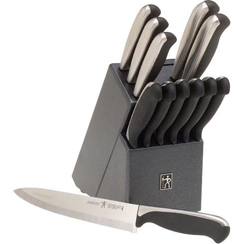 J. A. Henckels International 13-pc. Everedge Plus Cutlery Set with Graphite Block.