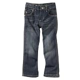 Boys' Wrangler® Dark Wash Straight Leg Jeans by Wrangler