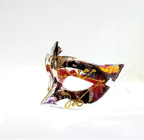 Pretty Charming Masquerade Mask Crown Smooth Series Mask Silver