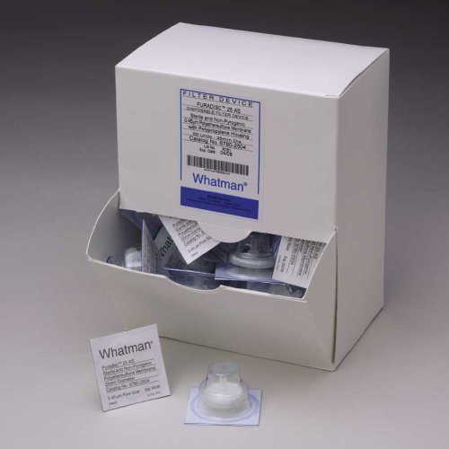Whatman Puradisc 25mm Syringe Filters 0.1 PTFE (Pack of 5) p/n 67842501 Max Volume 100ml/m