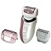Panasonic ES2045P Wet/Dry Two-Speed Epilator with Three Heads (Pink)