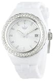Adidas Women`s ADH2080 White Midsize Cambridge Analog Stones Watch