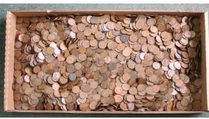 Pound of Wheat Pennies!! Plus (5) Steel Pennies and (1) Indian Head Penny 1800 only