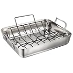 SAVE $20.01 - Calphalon Contemporary Stainless Special-Value 16-Inch Roaster with Nonstick Roasting Rack $129.99