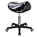 Master Massage Ergonomic Swivel  Saddle Rolling Hydraulic Comfortable Adjustable Stool in Black for clinic spas beauty salons debtists classrooms home office