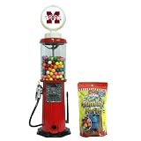 Mississippi State Bulldogs NCAA Red Retro Gas Pump Gumball Machine