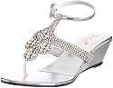Unze L16751, Damen Pumps mit Keilabsatz