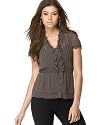 GUESS? Short Sleeve Zoey Backstage Top
