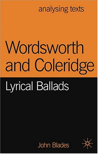 City Travel Guides Discounted  Search : Wordsworth and Coleridge: Lyrical Ballads (Analysing Texts)