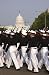 Wallmonkeys Peel and Stick Wall Decals - U.s. Navy Midshipman from the U.s. Naval Academy March down Constitution Boulevard. - Removable Graphic