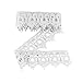 eZthings® Venise Edging Lace Trim from Eyelet Fabric for DIY Craft Venice Trims (3 Yard, Trim)