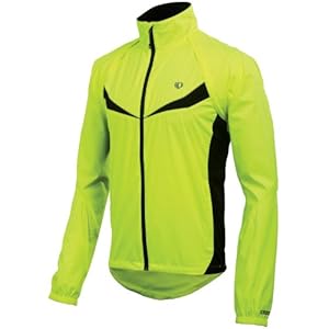 Pearl Izumi Men's Elite Barrier Convertible Jacket,Screaming Yellow/Black,Medium