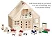 Furnished Wooden Dollhouse