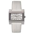LANCASTER UNI RETRO 3-HAND WATCH SILVER & WHITE OLA0303SL/BN