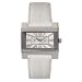 LANCASTER UNI RETRO 3-HAND WATCH SILVER & WHITE OLA0303SL/BN