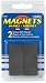 Heavy Duty Ceramic Block Magnets, 0.393″ Thick, 0.875″ Wide, 1.875″ Length (Pack of 2)