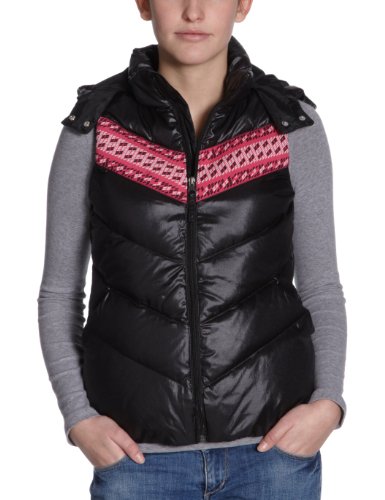 Adidas Damen Weste Down, schwarz / radiant lila, 40, P82247-40