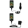 Essential Kit for the Apple iPod touch - includes Car and Wall Charger with Rapid Charge Technology - Gomadic Brand w/ TipExchange Technology