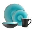 ZaZen Crackle 16-pc. Dinnerware Set - Turquoise