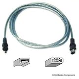 6' IEEE 1394 4 pin to 6 pin