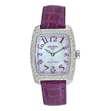 Locman Alum Ladies Mother-of-Pearl Diamond Purple Strap Watch 488MOPPK2DC by Locman