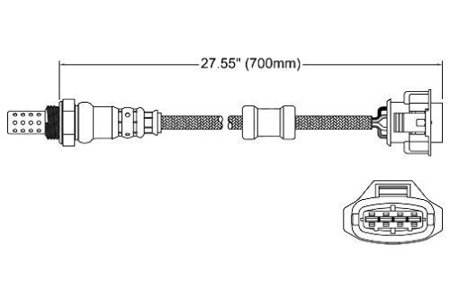 Walker 250-24713 Four Wire Oxygen Sensor