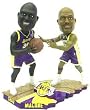 Los Angeles Lakers Shaq & Malone Forever Collectibles Bobble Mates - Basketball Sports Merchandise