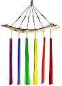 Fused Glass Windchime - Rainbow Colors
