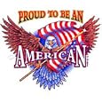 Proud To Be An American Womens Scoop Neck T-Shirt