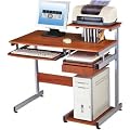 Woodgrain Streamline Computer Station Desk