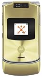 Motorola RAZR V3xx Gold Phone (AT&T, Phone Only, No Service)