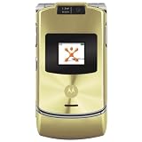 Motorola RAZR V3xx Gold Phone (AT&T, Phone Only, No Service)