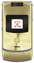 Motorola RAZR V3xx Gold Phone (AT&T, Phone Only, No Service)