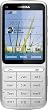 Nokia C3-01 Touch and Type Handy (6,1 cm (2,4 Zoll) Touchscreen, 5 Megapixel Kamera) silber