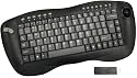 Wireless Rf Mini Multimedia USB Kyb with optical Trackball 2.4GHZ Blk