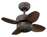 Monte Carlo 4MC20RB 20-Inch 4-Blade Mini Ceiling Fan, Roman Bronze