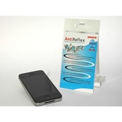 DIPOS Antireflex entspiegelte Displayschutzfolie passend zugeschnitten f�r Apple iphone 4 4G HD (1x vorne und 1x hinten)