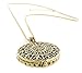 Ryssa Byzantine Style Reading Necklace with Magnifying Glass (Golden)