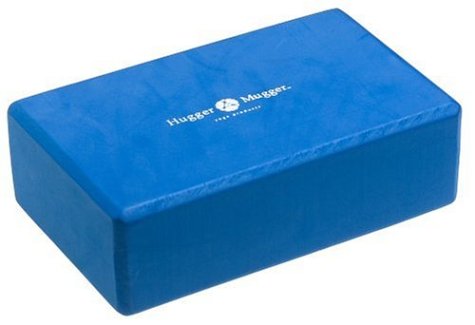 Hugger Mugger 3-Inch Foam Yoga Block (Blue)