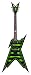 Dean Razorback Guitar - Slime B.bee with Case