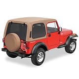 Bestop 41497-04 Tan 1 Piece Hardtop Without Doors for 1987-95 Jeep Wrangler