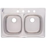 Buy FrankeUSA DMSK954-18BX Double Bowl Stainless Steel 33x22in. Topmount Sink by Franke