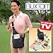 Buxton Over The Shoulder Sling Organizer Bag - Black Color
