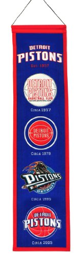 NBA Detroit Pistons Heritage Banner